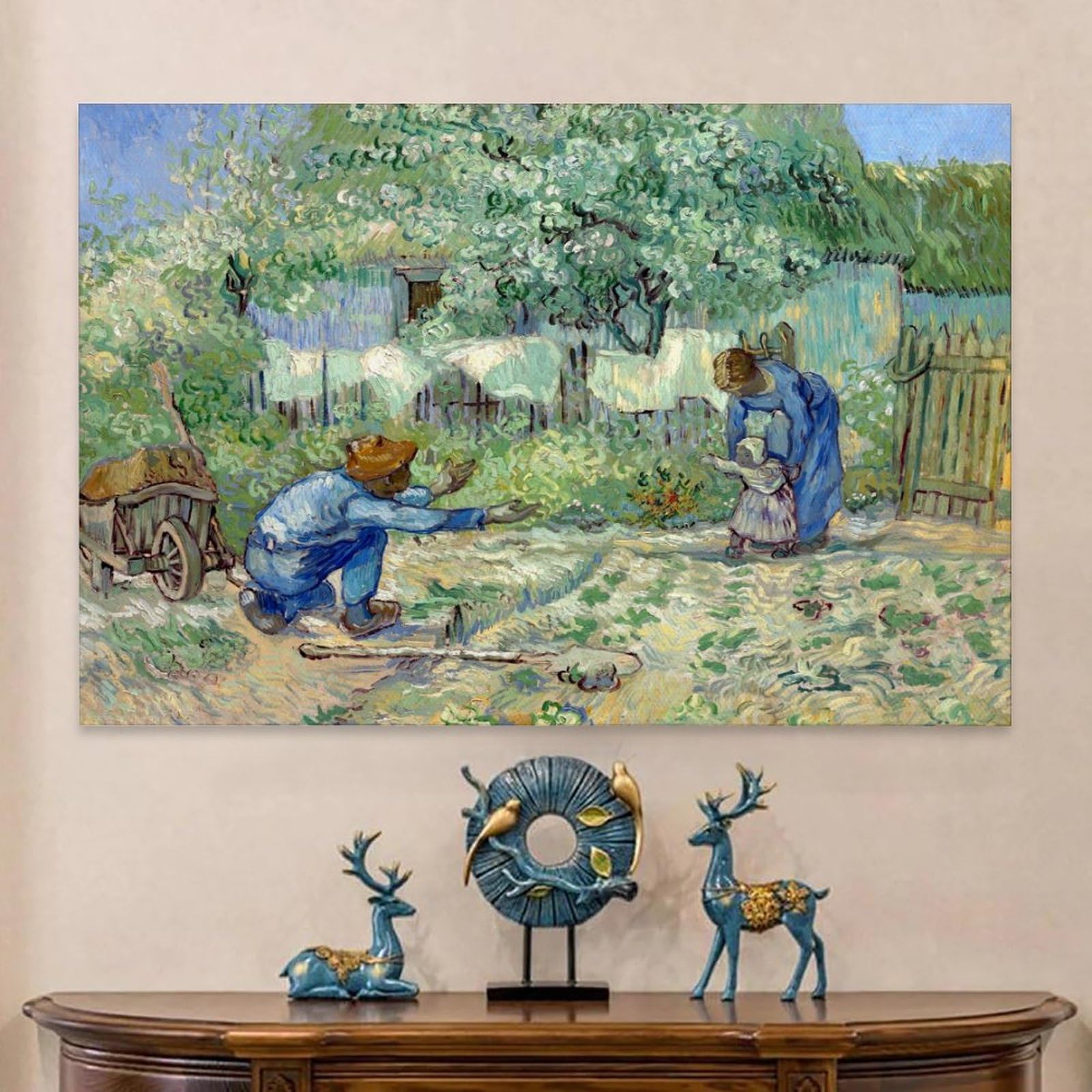 Amazon.co.jp: フィンセント・ファン・ゴッホ 1890年作「最初の一歩